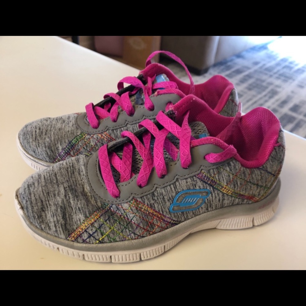 Girls sketcher shoes